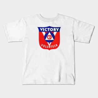 WWII US Civil Defense Kids T-Shirt